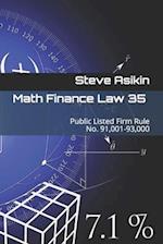 Math Finance Law 35