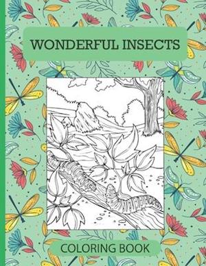 Wonderful Insects Coloring Book