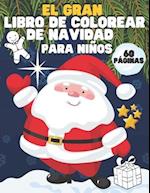 El gran libro de colorear de Navidad para niños