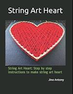 String Art: Basic string art design - Heart 