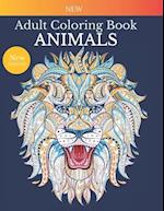 Adult Coloring Book Animals