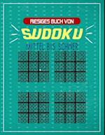 Riesiges Buch von Sudoku Mittel bis Schwer