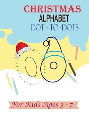 Christmas Alphabet Dot - to - Dots for Kids Ages 3-7