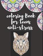 coloring book for teens anti-stress