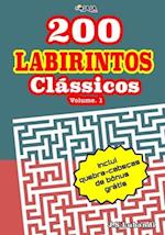 200 Labirintos Clássicos; Volume. 1