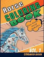 Horse Coloring Book