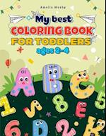 My Best Coloring Book for Toddlers Ages 2-4