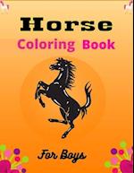 Horse Coloring Book For Boys