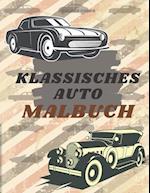 Klassisches Auto Malbuch