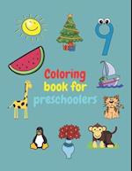 Coloring book for preschoolers