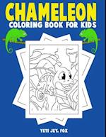 Chameleon coloring book for kids