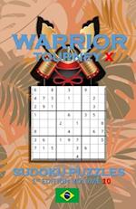 Warrior Tourney X Sudoku Puzzles