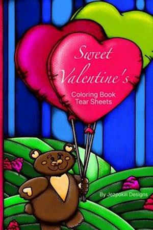 Sweet Valentine's Coloring Book Tear Sheets