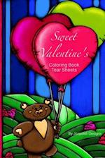 Sweet Valentine's Coloring Book Tear Sheets