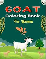 GOAT Coloring Book For Women