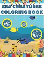 Sea Creatures Coloring Book
