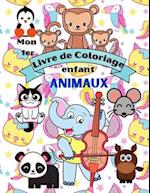 mon 1er livre de coloriage enfant animaux