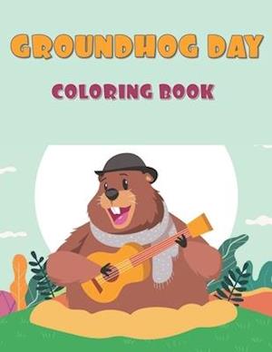 Groundhog Day Coloring Book