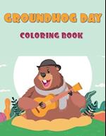 Groundhog Day Coloring Book