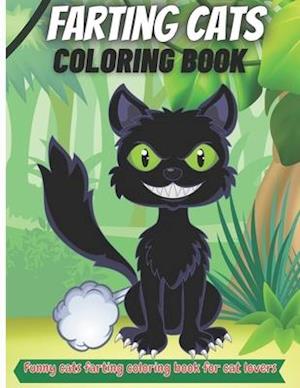 Farting Cats Coloring Book