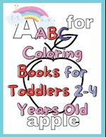 ABC Coloring Books for Toddlers 2-4 Years