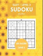 200 Sudoku Puzzles Easy Level 3