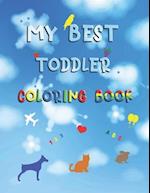 My best toddler coloring book