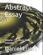 Abstract Essay