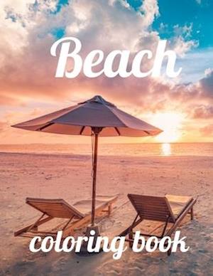 Beach coloring book