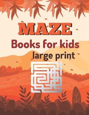 maze books for kids large print