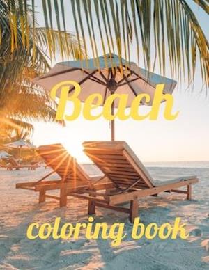 Beach coloring book