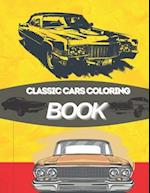 Classic Cars Coloring Book