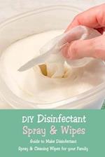 DIY Disinfectant Spray & Wipes