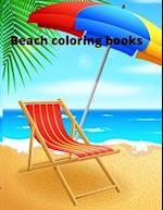 Beach coloring book