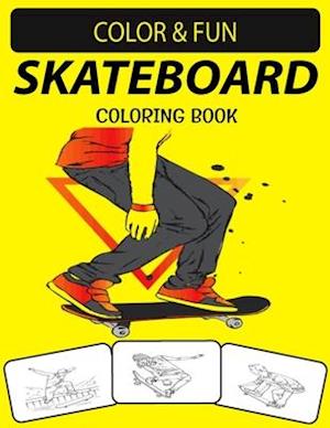 Skateboard Coloring Book