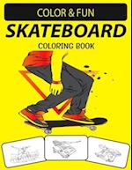 Skateboard Coloring Book