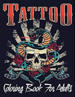 Tattoo Coloring Book For Adults