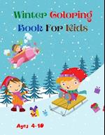 Winter Coloring Book For Kids