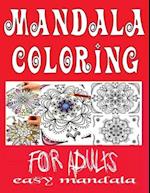 easy mandala coloring books for adults