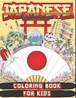 Japanese Coloring Book for Kids