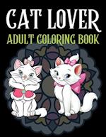 Cat Lover Adult Coloring Book