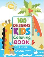 100 Designs KIDS Coloring Book