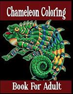 Chameleon Coloring Book For Adult: 50 Chameleon Stress-relief Coloring Book For Adult 