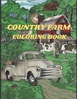 Country Farm Coloring Book