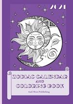 2021 Zodiac Calendar and Coloring Book
