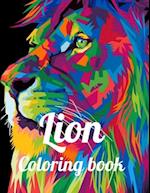 Lion coloring book