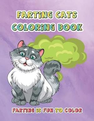 Farting Cats Coloring Book