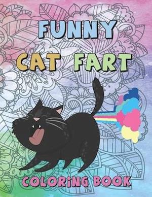 Funny Cat Fart Coloring Book