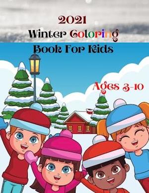 2021 Winter Coloring Book For Kids