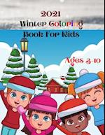 2021 Winter Coloring Book For Kids